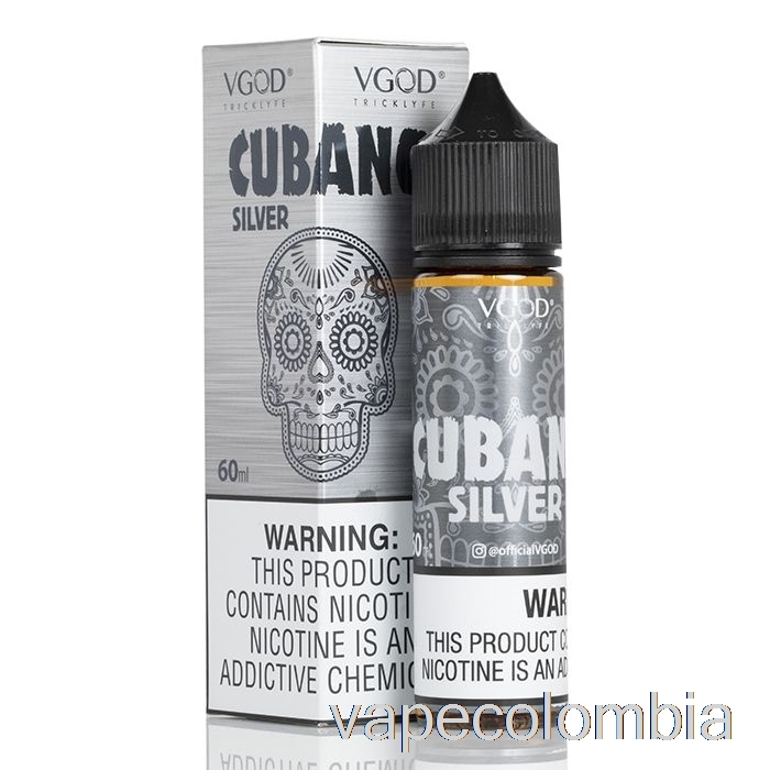 Vape Desechable Cubano Silver - E-líquido Vgod - 60ml 0mg